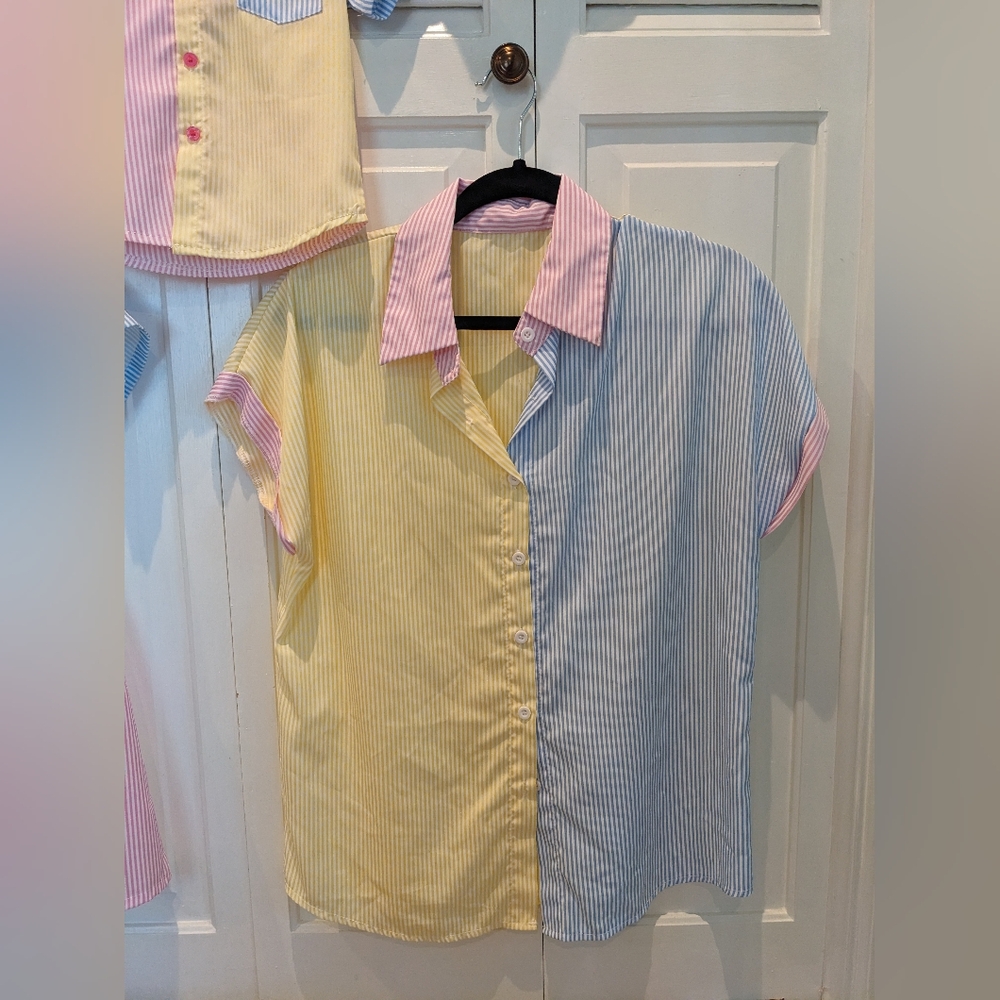Spring Colorful Patchwork Family Outfits - Picture 3 of 6